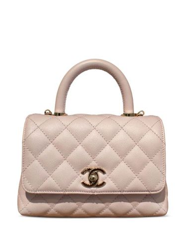 Sac à main en cuir matelassé à losanges - CHANEL Pre-Owned - Modalova
