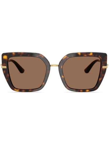 Lunettes de soleil à monture carrée - Dolce & Gabbana Eyewear - Modalova