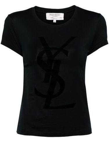 T-shirt à logo imprimé - Saint Laurent Pre-Owned - Modalova