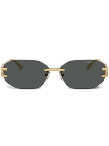 Lunettes de soleil à monture carrée - Versace Eyewear - Modalova