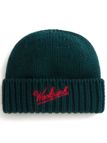 Bonnet en laine mérinos à logo - Woolrich - Modalova