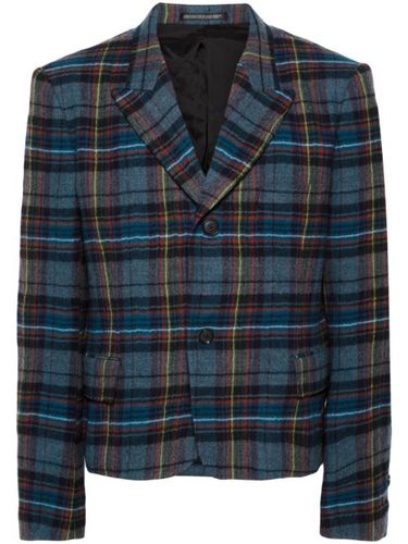Blazer à motif tartan - Yohji Yamamoto - Modalova