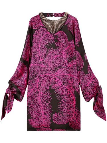 Caftan en soie à imprimé Struzzo - PUCCI - Modalova