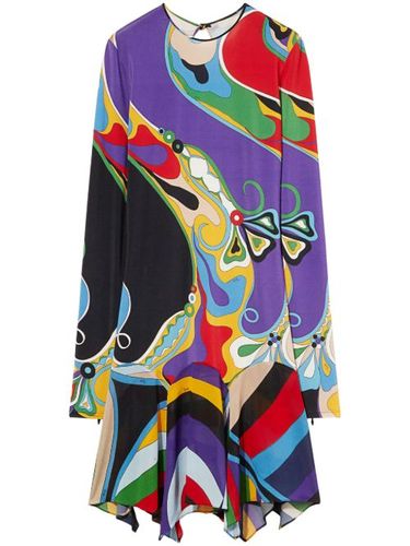 Robe courte à imprimé Orchidée - PUCCI - Modalova