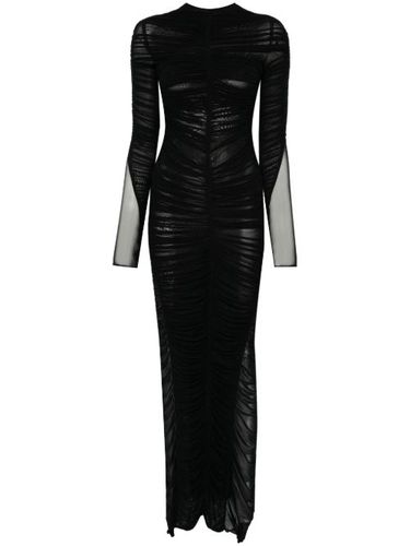 Robe longue à fronces - Mugler - Modalova