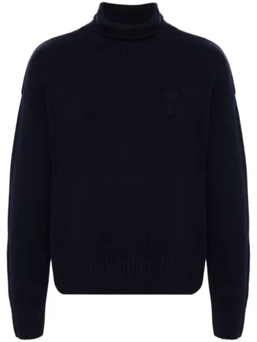 AMI Paris pull à col roulé - Bleu - AMI Paris - Modalova