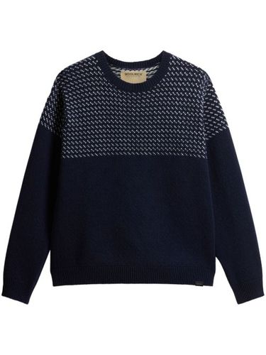 Pull en laine à broderies - Woolrich - Modalova