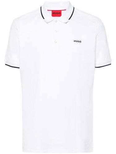 HUGO polo à logo appliqué - Blanc - HUGO - Modalova