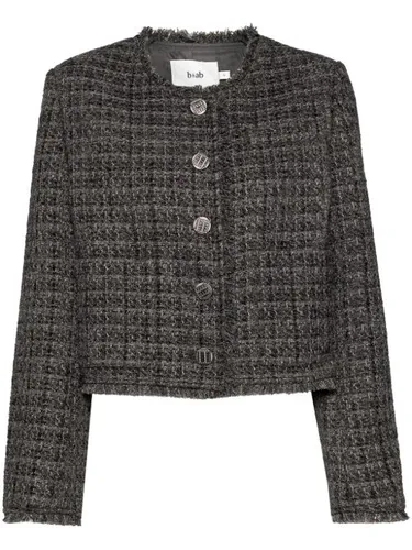 Veste en tweed à coupe crop - b+ab - Modalova