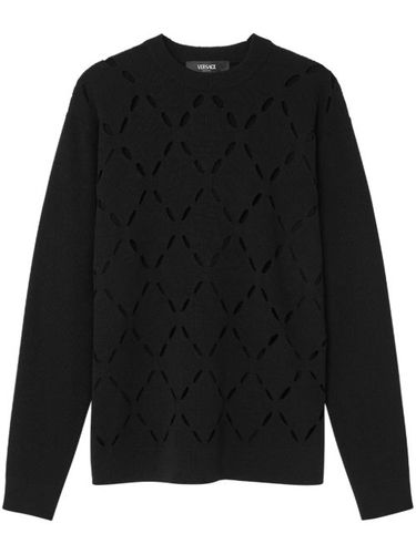 Versace pull Slashsed - Noir - Versace - Modalova