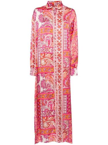 Robe mi-longue boutonnée - Bambah - Modalova