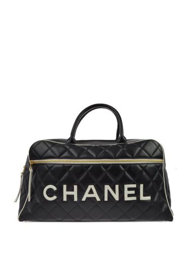 Sac de voyage à patch logo (1995) - CHANEL Pre-Owned - Modalova