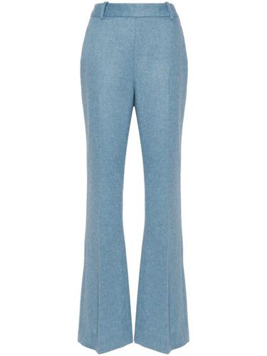 Pantalon en laine Fresh à coupe évasée - Ermanno Scervino - Modalova