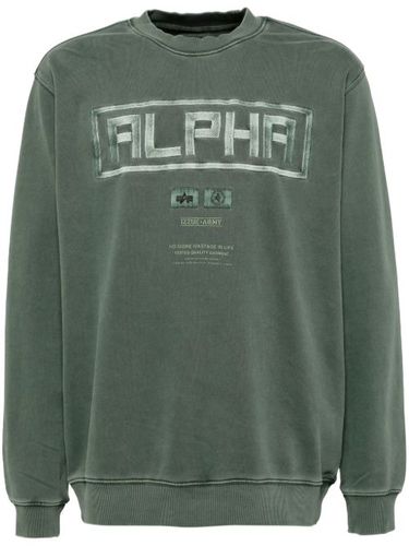 Izzue sweat à logo brodé - Vert - izzue - Modalova