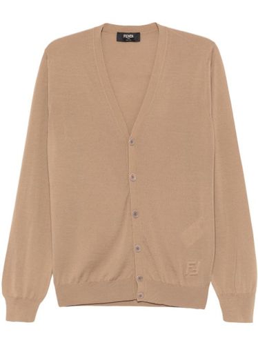 Cardigan à motif FF embossé - FENDI - Modalova