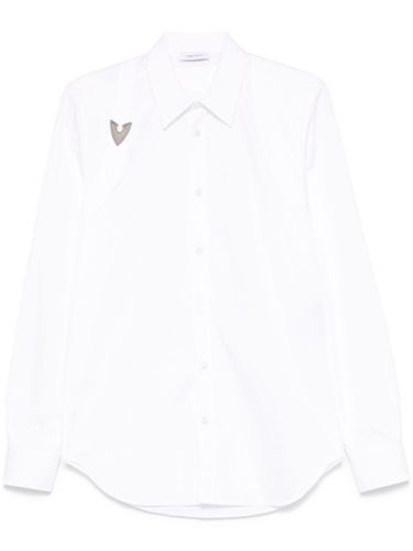 Chemise en popeline à détail de boucle - Alexander McQueen - Modalova