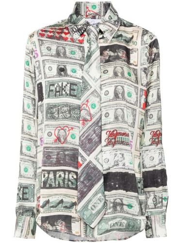 Chemise imprimée à détail noué - Vaquera - Modalova