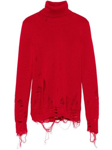 Pull à effet usé - MM6 Maison Margiela - Modalova