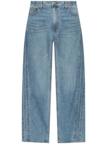 Jean ample à logo embossé - Alexander Wang - Modalova