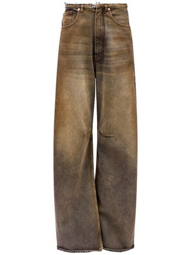 Jean ample à bords francs - MM6 Maison Margiela - Modalova