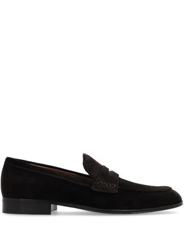 Mocassins en daim George à entaille penny - Gianvito Rossi - Modalova