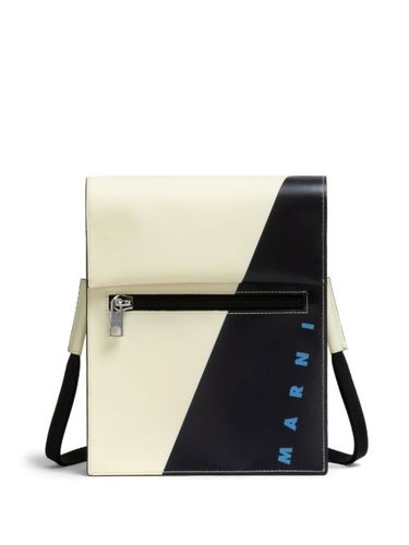 Sac porté épaule à logo - Marni - Modalova