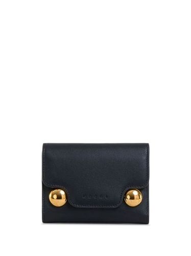 Portefeuille pliant Trunkaroo en cuir - Marni - Modalova