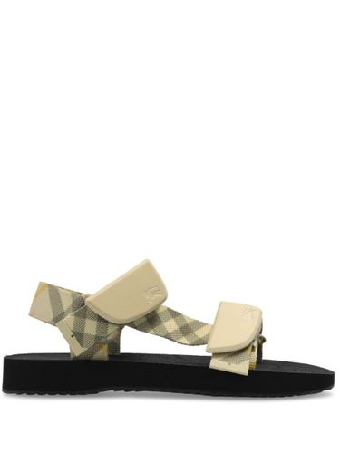 Sandales Check Trek à double bride - Burberry - Modalova