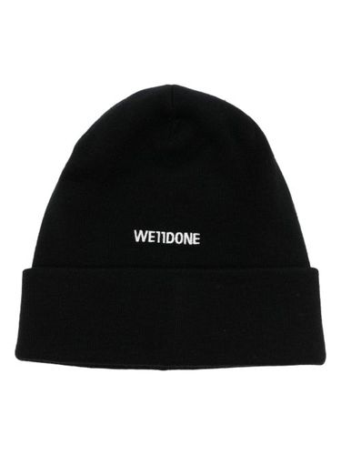 Bonnet en laine à logo brodé - We11done - Modalova