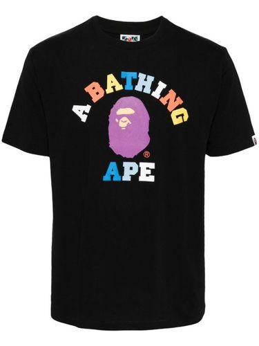 T-shirt en coton à logo imprimé - A BATHING APE® - Modalova