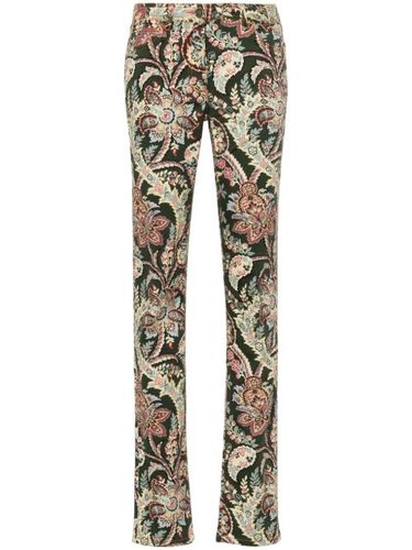 ETRO jean à motif cachemire - Vert - ETRO - Modalova