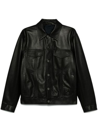 FENDI veste en cuir - Noir - FENDI - Modalova