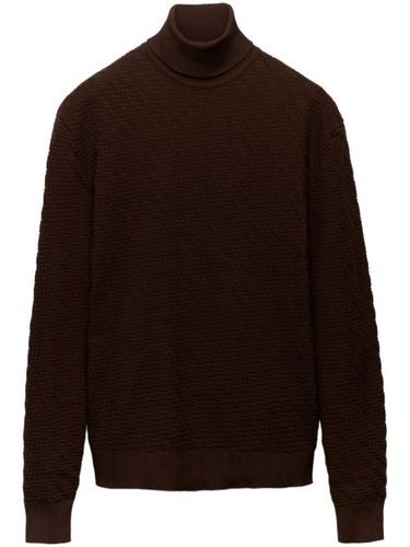 Pull en nylon à col roulé - Prada - Modalova