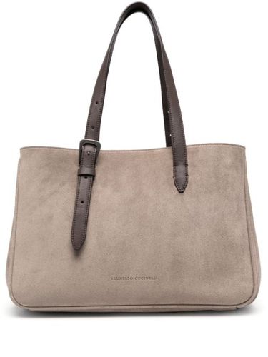Sac cabas à logo embossé - Brunello Cucinelli - Modalova