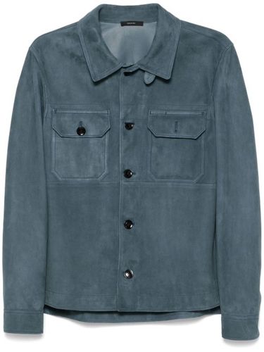 TOM FORD surchemise en daim - Bleu - TOM FORD - Modalova