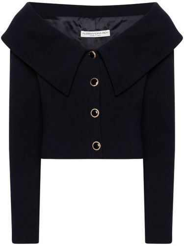 Blazer en laine à épaules dénudées - Alessandra Rich - Modalova