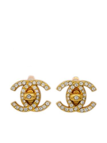 Boucles d'oreilles à fermoir loquet (1996) - CHANEL Pre-Owned - Modalova