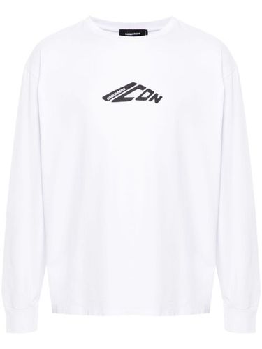 T-shirt en coton à logo Icon - DSQUARED2 - Modalova
