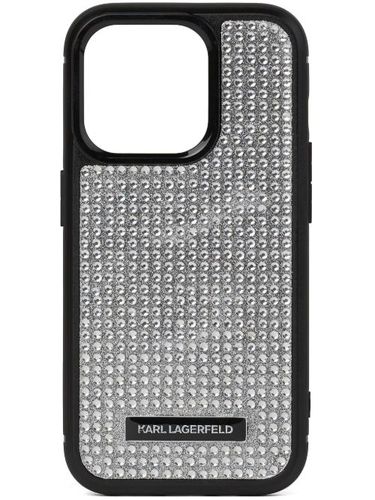 Coque d'iPhone 16 Pro à ornements strassés - Karl Lagerfeld - Modalova