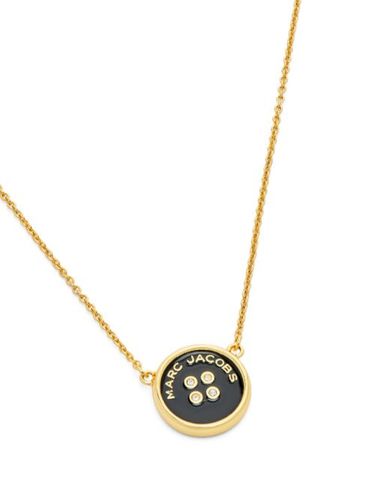 Collier à plaque logo - Marc Jacobs - Modalova