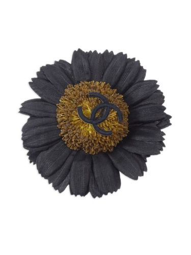 Broche tournesol à logo CC (années 1990-2000) - CHANEL Pre-Owned - Modalova