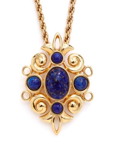 Collier à pendentif serti pierres - Christian Dior Pre-Owned - Modalova