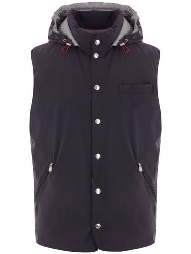 Gilet matelassé à capuche - Brunello Cucinelli - Modalova