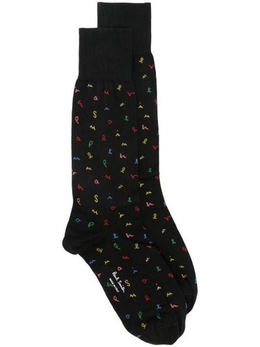 Chaussettes Letters en maille intarsia - Paul Smith - Modalova