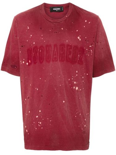 T-shirt à effet usé - DSQUARED2 - Modalova