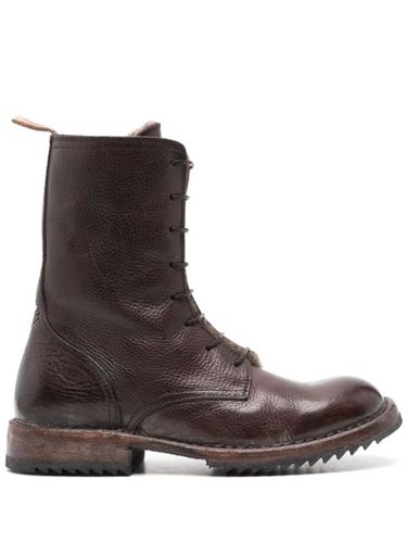 Moma bottes en cuir - Marron - Moma - Modalova