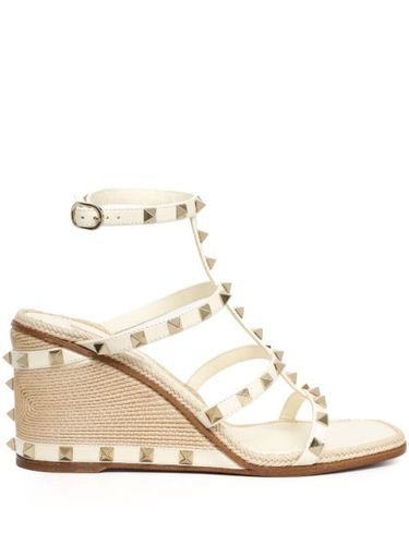 Sandales compensées Rockstud 80 mm - Valentino Garavani - Modalova