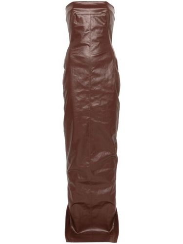 Robe longue en jean à encolure carrée - Rick Owens - Modalova