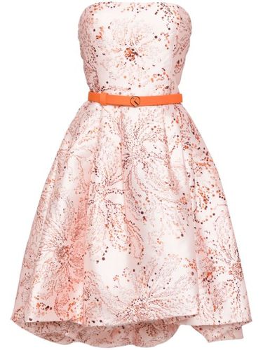 Robe-bustier imprimée à coupe mi-longue - Saiid Kobeisy - Modalova