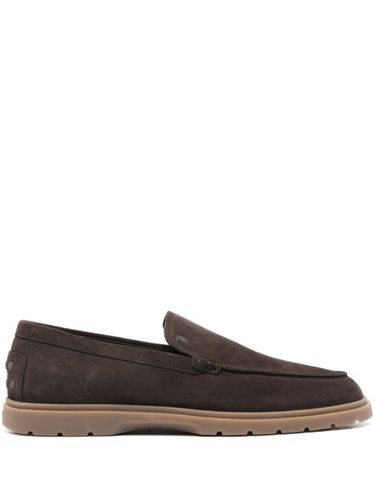 Mocassins en daim à logo embossé - Tod's - Modalova